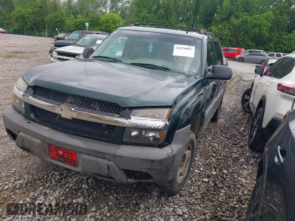 2002 Chevrolet Avalanche with VIN 3GNEK13T82G151962, listed as a IAAI auction lot 42070087 with 282,936 mi miles and . Bid and sale history available at DreamBid. Image 2.