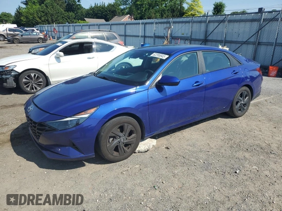 2023 Hyundai Elantra SEL z VIN KMHLM4AGXPU454985, wystawiony jako Copart lot #62295845 z przebiegiem 77 156 mil mil oraz Szkoda całkowita • Salvage title. Historia ofert i sprzedaży dostępna na DreamBid. Obrazek 1.
