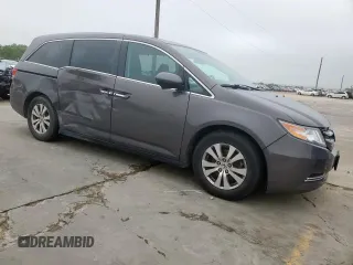 2016 Honda Odyssey EX-L with VIN 5FNRL5H63GB123050, listed as a Copart auction lot 55288945 with 96,613 mi miles and Salvage Title. Bid and sale history available at DreamBid. Image 4.
