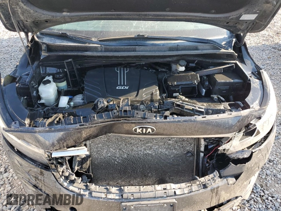 2016 Kia Sedona LX with VIN KNDMB5C12G6088697, listed as a Copart auction lot 62272124 with 179,372 mi miles and Salvage Title. Bid and sale history available at DreamBid. Image 12.