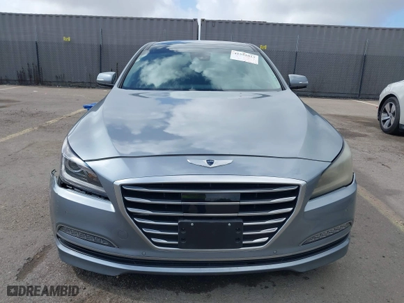 2016 Hyundai Genesis 3.8L with VIN KMHGN4JE3GU132363, listed as a IAAI auction lot 41551013 with 167,739 mi miles. Bid and sale history available at carsss.com. Image 12.