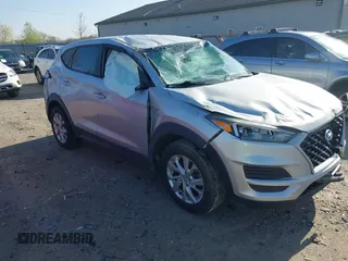 2019 Hyundai Tucson SE with VIN KM8J2CA48KU872175, listed as a IAAI auction lot 41956066 with 105,534 mi miles. Bid and sale history available at carsss.com. Image 1.