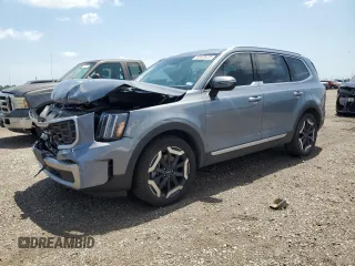 2023 Kia Telluride S with VIN 5XYP64GC0PG354867, listed as a Copart auction lot 55925425 with 32,597 mi miles and Salvage title. Bid and sale history available at DreamBid. Image 1.