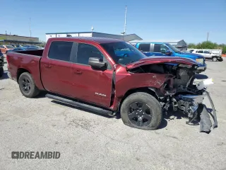 2022 Ram 1500 Lone Star z VIN 1C6RREFT6NN431035, wystawiony jako Copart lot #58095835 z przebiegiem 22 486 mil mil oraz Szkoda całkowita • Salvage title. Historia ofert i sprzedaży dostępna na DreamBid. Obrazek 4.