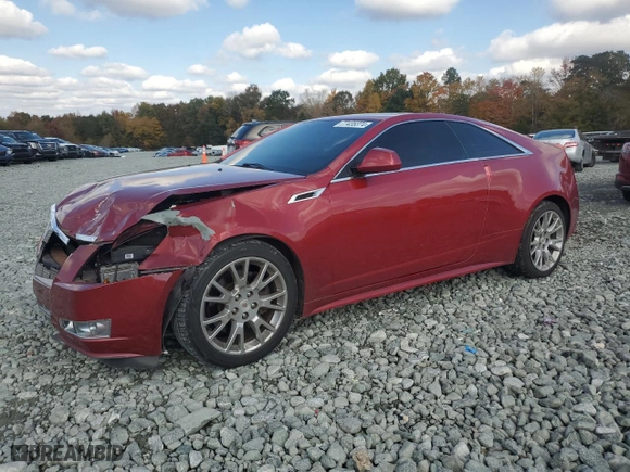 2011 Cadillac CTS Coupe Performance with VIN 1G6DJ1ED4B0118770, listed as a Copart auction lot 77435374 with 148,893 mi miles and Salvage Title. Bid and sale history available at carsss.com. Image 1.