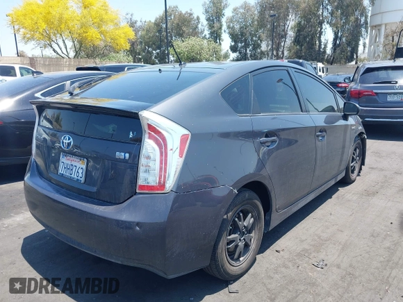 2015 Toyota Prius Four with VIN JTDKN3DUXF0401038, listed as a IAAI auction lot 42461797 with 142,302 mi miles and . Bid and sale history available at DreamBid. Image 4.