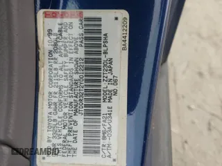 2000 Toyota Celica GT with VIN JTDDR32T2Y0012212, listed as a Copart auction lot 71262994 with 172,657 mi miles and Salvage Title. Bid and sale history available at carsss.com. Image 14.