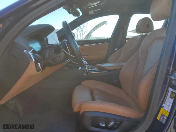 2019 BMW 5 Series 530e iPerformance with VIN WBAJA9C59KB253674, listed as a Copart auction lot 46368915 with 79,113 mi miles and Salvage Title. Bid and sale history available at carsss.com. Image 7.