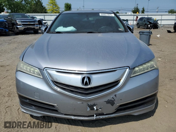 2015 Acura TLX with VIN 19UUB1F36FA015612, listed as a Copart auction lot 60851825 with 122,687 mi miles and Salvage title. Bid and sale history available at DreamBid. Image 5.