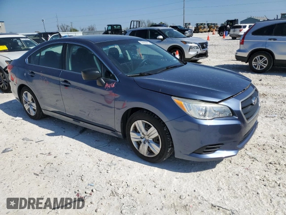2015 Subaru Legacy 2.5i with VIN 4S3BNBA68F3059037, listed as a Copart auction lot 52205915 with 62,908 mi miles and Clean title. Bid and sale history available at DreamBid. Image 4.