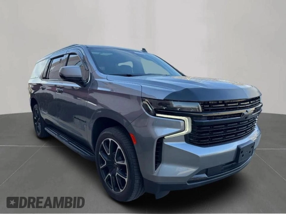 2021 Chevrolet Suburban RST with VIN 1GNSKEKD9MR358433, listed as a Copart auction lot 56817195 with 216,827 mi miles and Clean Title. Bid and sale history available at DreamBid. Image 1.