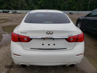 2014 Infiniti Q50 Premium with VIN JN1BV7AP1EM693338, listed as a Copart auction lot 58061545 with 97,290 mi miles and Salvage title. Bid and sale history available at DreamBid. Image 6.