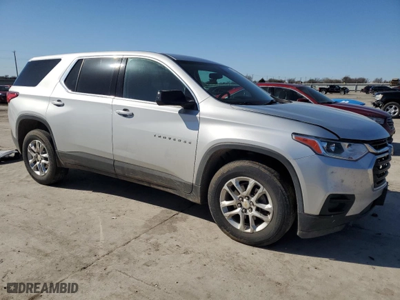 2020 Chevrolet Traverse LS with VIN 1GNEVFKW6LJ223452, listed as a Copart auction lot 48722745 with 99,065 mi miles and Salvage Title. Bid and sale history available at carsss.com. Image 4.