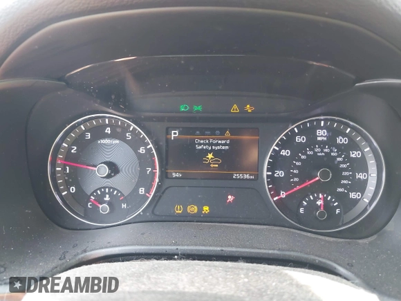 2022 Kia Forte LXS with VIN 3KPF24AD0NE462828, listed as a IAAI auction lot 42019108 with 25,536 mi miles and . Bid and sale history available at DreamBid. Image 7.