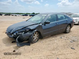 2003 Honda Accord EX z VIN 1HGCM66503A091603, wystawiony jako Copart lot #59385755 z przebiegiem 152 557 mil mil oraz Szkoda całkowita • Salvage title. Historia ofert i sprzedaży dostępna na DreamBid. Obrazek 1.