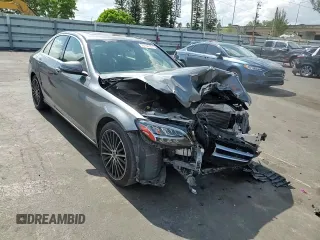 2021 Mercedes-Benz C 300 with VIN W1KWF8DB1MR623993, listed as a Copart auction lot 56164565 with 43,011 mi miles and Salvage title. Bid and sale history available at DreamBid. Image 13.