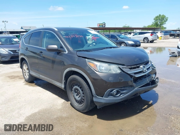 2013 Honda CR-V EX-L z VIN 5J6RM4H71DL027260, wystawiony jako IAAI lot #42373420 z przebiegiem 152 393 mil mil oraz . Historia ofert i sprzedaży dostępna na DreamBid. Obrazek 1.
