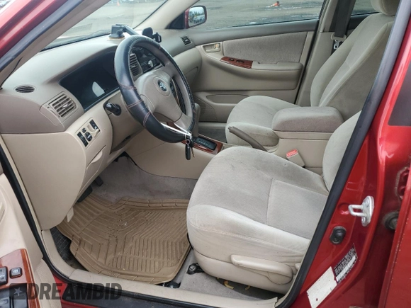 2007 Toyota Corolla CE with VIN 2T1BR32E07C789713, listed as a Copart auction lot 56173275 with 208,443 mi miles and Clean Title. Bid and sale history available at DreamBid. Image 7.