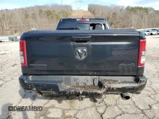 2020 Ram 1500 Big Horn with VIN 1C6SRFBT6LN204292, listed as a Copart auction lot 44695445 with 59,432 mi miles and Salvage Title. Bid and sale history available at carsss.com. Image 6.