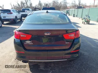 2015 Kia Optima SXL Turbo with VIN 5XXGR4A66FG359715, listed as a IAAI auction lot 41787210 with 203,761 mi miles and . Bid and sale history available at DreamBid. Image 17.