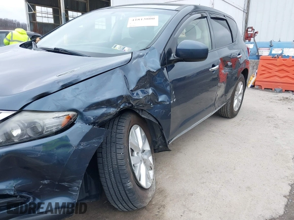 2013 Nissan Murano SV with VIN JN8AZ1MW2DW318272, listed as a IAAI auction lot 41813800 with 90,744 mi miles. Bid and sale history available at carsss.com. Image 6.