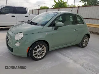 2013 FIAT 500 Pop z VIN 3C3CFFAR0DT747381, wystawiony jako Copart lot #57809545 z przebiegiem 125 137 mil mil oraz Czysty tytuł • Clean title. Historia ofert i sprzedaży dostępna na DreamBid. Obrazek 1.