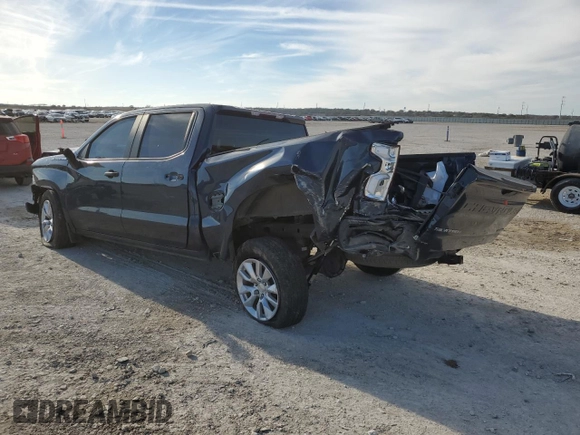 2022 Chevrolet Silverado 1500 Custom with VIN 3GCPWBEK7NG216725, listed as a Copart auction lot 42223865 with 27,106 mi miles and Salvage Title. Bid and sale history available at DreamBid. Image 2.