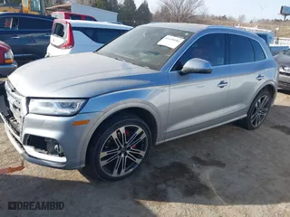 2018 Audi SQ5 Prestige with VIN WA1C4AFY5J2134488, listed as a IAAI auction lot 41430184 with 82332 miles. Bid and sale history available at carsss.com. Image 18.