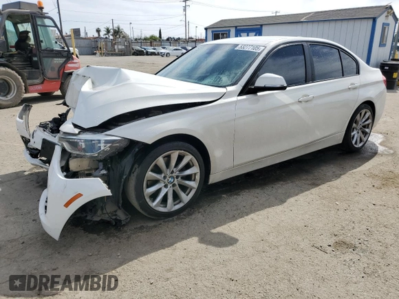 2018 BMW 3 Series 320i with VIN WBA8A9C5XJAH12605, listed as a Copart auction lot 53277105 with 78,833 mi miles and Salvage title. Bid and sale history available at DreamBid. Image 1.