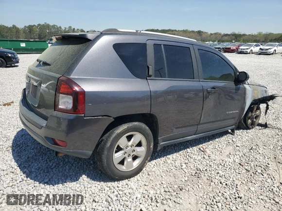 2016 Jeep Compass Sport with VIN 1C4NJCBB9GD681734, listed as a Copart auction lot 50874645 with Not provided miles and Salvage title. Bid and sale history available at DreamBid. Image 3.