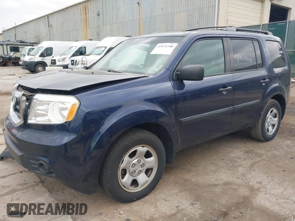 2015 Honda Pilot LX with VIN 5FNYF4H22FB062105, listed as a IAAI auction lot 42072540 with 80,715 mi miles and . Bid and sale history available at DreamBid. Image 2.