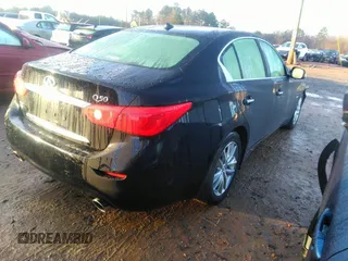 2016 Infiniti Q50 2.0t Premium with VIN JN1CV7AR5GM253535, listed as a IAAI auction lot 41198042 with 53,313 mi miles. Bid and sale history available at carsss.com. Image 4.