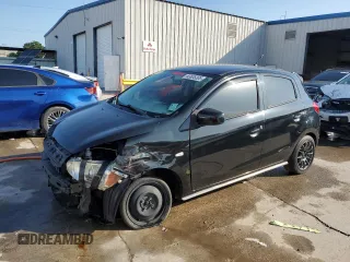 2015 Mitsubishi Mirage ES with VIN ML32A4HJ9FH059314, listed as a Copart auction lot 63635305 with 112,819 mi miles and Salvage title. Bid and sale history available at DreamBid. Image 1.
