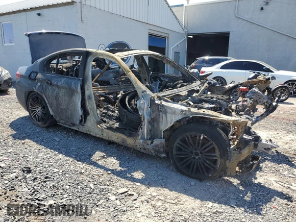 2017 BMW 5 Series 530i xDrive with VIN WBAJA7C38HG903867, listed as a Copart auction lot 56482145 with Not provided miles and Salvage title. Bid and sale history available at DreamBid. Image 4.