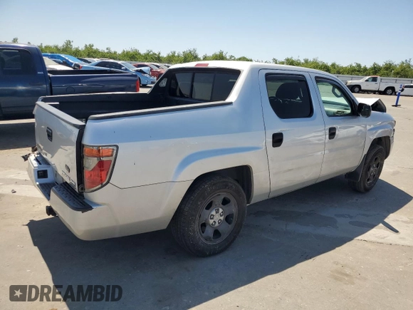 2007 Honda Ridgeline RT with VIN 2HJYK16267H517302, listed as a Copart auction lot 57607935 with Not provided miles and Salvage title. Bid and sale history available at DreamBid. Image 3.