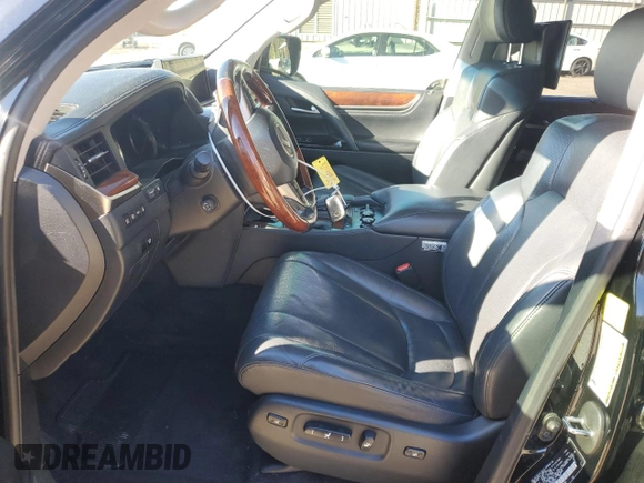 2017 Lexus LX with VIN JTJHY7AX9H4248149, listed as a Copart auction lot 81239614 with 109,190 mi miles and Salvage Title. Bid and sale history available at carsss.com. Image 7.