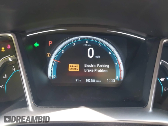 2018 Honda Civic EX with VIN 19XFC2F74JE021802, listed as a IAAI auction lot 42031745 with 102,986 mi miles and . Bid and sale history available at DreamBid. Image 7.