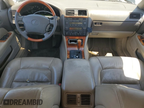 1999 Lexus LS 400 z VIN JT8BH28F5X0144481, wystawiony jako Copart lot #58867255 z przebiegiem 183 002 mil mil oraz Szkoda całkowita • Salvage title. Historia ofert i sprzedaży dostępna na DreamBid. Obrazek 8.