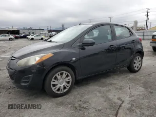 2012 Mazda 2 Sport with VIN JM1DE1KZ2C0145968, listed as a Copart auction lot 43856865 with 141,565 mi miles and Clean Title. Bid and sale history available at carsss.com. Image 1.