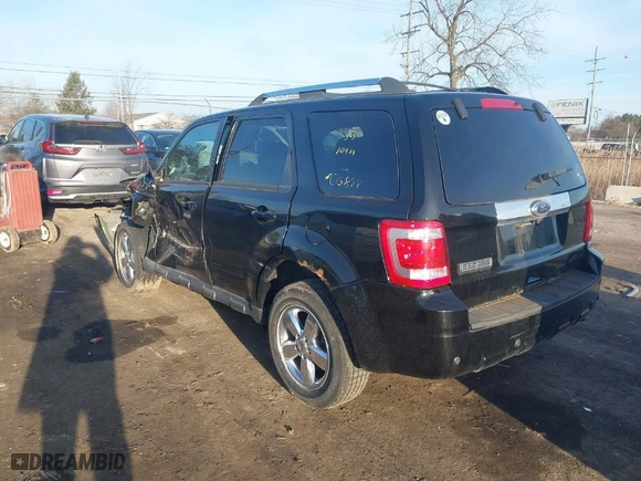 2012 Ford Escape Limited with VIN 1FMCU0E75CKC15868, listed as a IAAI auction lot 41762308 with 101,281 mi miles. Bid and sale history available at carsss.com. Image 3.