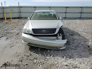 2003 Lexus LS 430 with VIN JTHBN30F530101697, listed as a Copart auction lot 48153815 with 123,414 mi miles and Salvage Title. Bid and sale history available at carsss.com. Image 11.