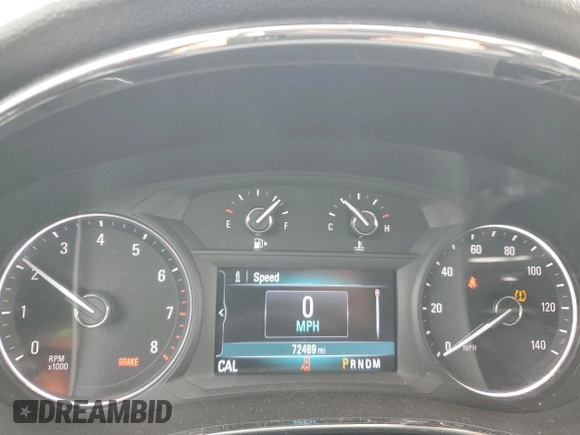 2018 Buick Encore Preferred with VIN KL4CJASB5JB665152, listed as a Copart auction lot 81492954 with 72,489 mi miles and Salvage Title. Bid and sale history available at carsss.com. Image 9.