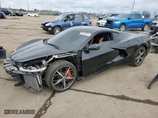 2020 Chevrolet Corvette 3LT with VIN 1G1Y82D43L5104180, listed as a Copart auction lot 82363914 with 23,067 mi miles and Clean Title. Bid and sale history available at carsss.com. Image 1.