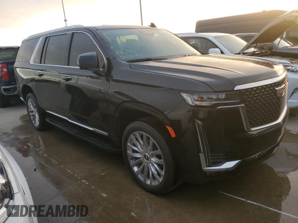 2023 Cadillac Escalade z VIN 1GYS3KKL3PR360009, wystawiony jako Copart lot #77258524 z przebiegiem 12 874 mil mil oraz Szkoda całkowita • Salvage title. Historia ofert i sprzedaży dostępna na DreamBid. Obrazek 4.