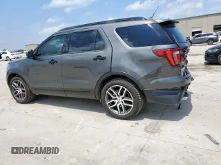 2018 Ford Explorer Sport with VIN 1FM5K8GT7JGB54689, listed as a Copart auction lot 59528925 with 53,018 mi miles and Salvage title. Bid and sale history available at DreamBid. Image 2.