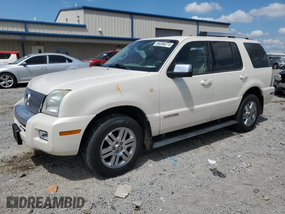 2007 Mercury Mountaineer Premier with VIN 4M2EU38E47UJ03494, listed as a Copart auction lot 66306274 with 220,250 mi miles and Salvage title. Bid and sale history available at DreamBid. Image 1.