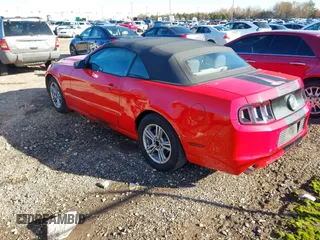 2014 Ford Mustang V6 with VIN 1ZVBP8EM7E5269411, listed as a IAAI auction lot 41067341 with 161,383 mi miles. Bid and sale history available at carsss.com. Image 3.