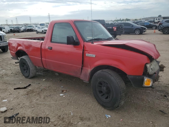 2008 Ford Ranger XL with VIN 1FTYR10DX8PA87264, listed as a Copart auction lot 50946565 with 210,546 mi miles and Salvage Title. Bid and sale history available at carsss.com. Image 4.