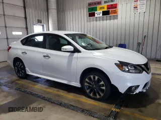 2017 Nissan Sentra SR with VIN 3N1AB7AP2HY236351, listed as a Copart auction lot 52611665 with 69,771 mi miles and Salvage Title. Bid and sale history available at DreamBid. Image 4.