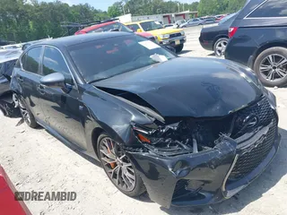 2019 Lexus GS F with VIN JTHBP1BL6KA003000, listed as a IAAI auction lot 42263578 with 29,500 mi miles and . Bid and sale history available at DreamBid. Image 1.